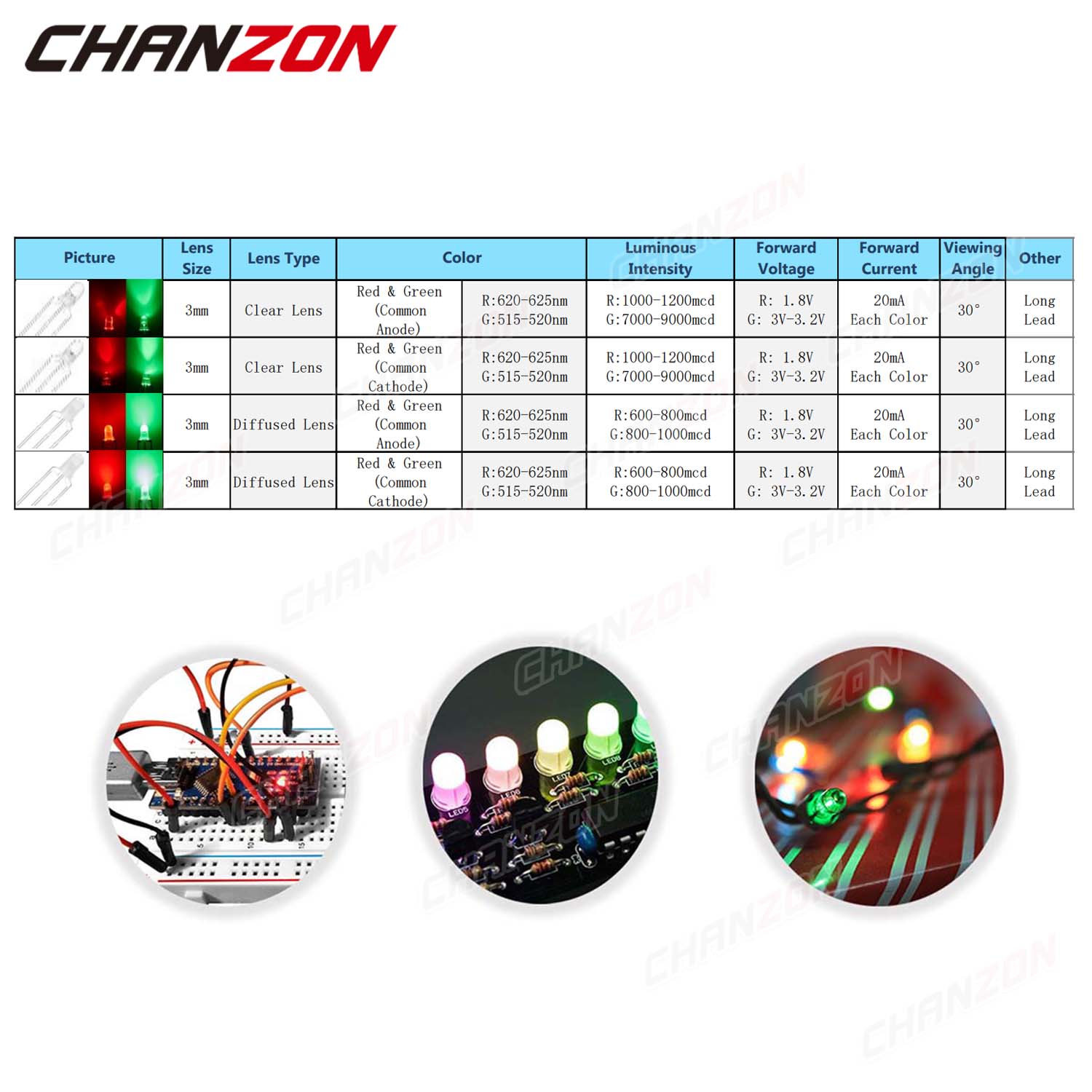 Lâmpada led bicolor de diodo e - Science And Hobby avaliação e preço