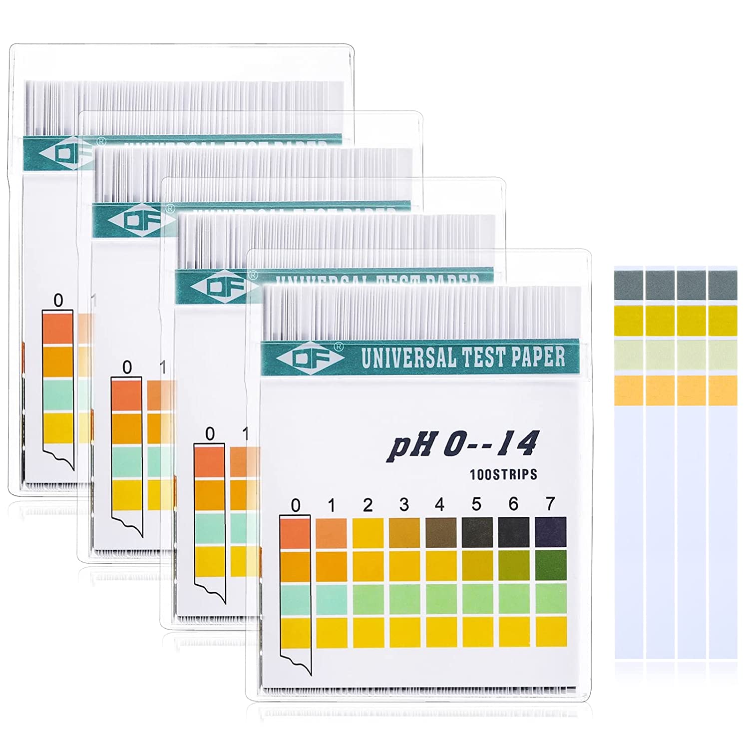 100 tiras 0-14 ph ácido alcali - Water Testing Kit avaliação e preço